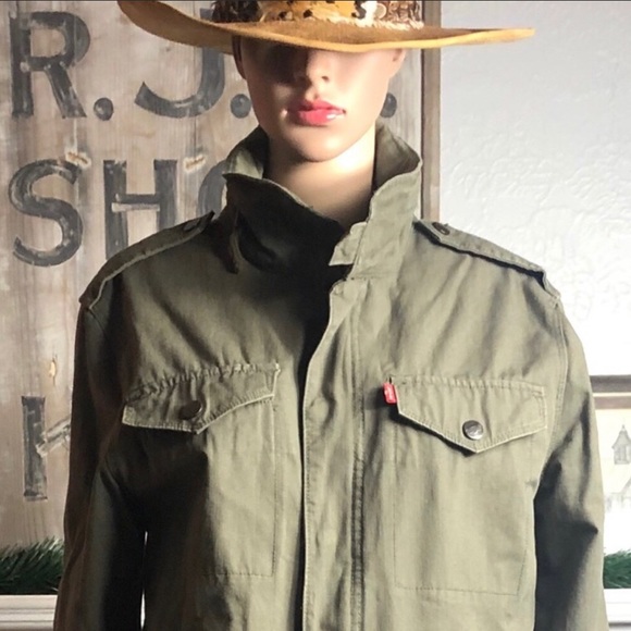 Men’s Levi’s Military Style Jacket - Picture 2 of 6